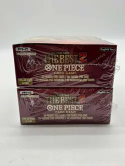 Lot of (2) One Piece English PRB-02 The Best Vol. 2 Booster Boxes Sealed - Image 2