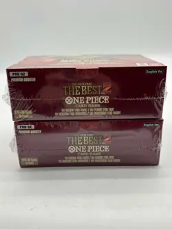 Lot of (2) One Piece English PRB-02 The Best Vol. 2 Booster Boxes Sealed - Image 3