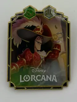 Disney Lorcana Reign of Jafar League Pins, Deck Box, Lore Counter - Elsa, Hook - Image 4