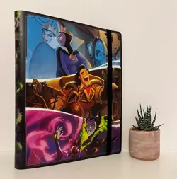 Disney Lorcana Villians 9 Pocket Binder Portfolio Costco Promo Holds 252 Cards - Image 1
