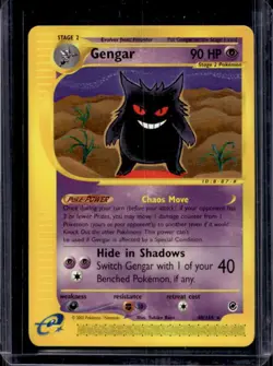 2002 Pokemon Expedition Set Gengar #48/165 - Image 1