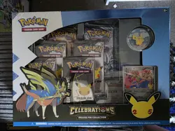 25th Anniversary Pokemon TCG Celebrations Deluxe Pin Collection Box 820650809422 - Image 1