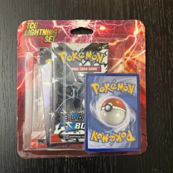 Pokemon TCG Lightning Set Packs with 1 Bonus Card Sealed - Image 1
