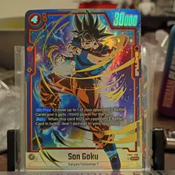 ✨Son Goku SCR Alt Art Secret Rare FB01-139 Dragon Ball Fusion World Card Eng #3 - Image 2