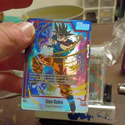 ✨Son Goku SCR Alt Art Secret Rare FB01-139 Dragon Ball Fusion World Card Eng #3 - Image 3