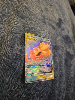 Slowpoke & Psyduck GX Holo Card 35/236 Tag Team Sm-Unified Minds - Image 1