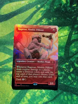 *Borderless Foil* Ragavan, Nimble Pilferer (Modern Horizons 2) Magic Card - Image 1