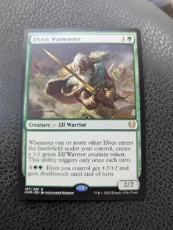 Elvish Warmaster Kaldheim 167 Near Mint 12326 - Image 1