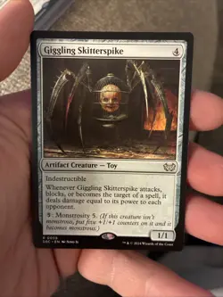Giggling Skitterspike Commander: Duskmourn: House of Horror Regular - Image 1