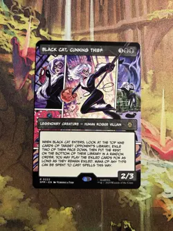 Black Cat, Cunning Thief (Borderless) Marvel's Spider-Man NM - Image 1
