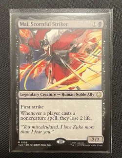 MTG Avatar the Last Airbender: Mai, Scornful Striker 0109 - Image 1