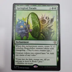 Springleaf Parade [Commander: Lorwyn Eclipsed] Magic MTG ECC 0019 - Image 1