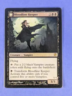 MTG Magic: Innistrad: Bloodline Keeper / Lord of Lineage #90b/264 Rare - LP - Image 1