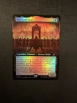 Fire Lord Ozai 0186 TLE Extended Art Foil MTG Avatar NM/M - Image 1