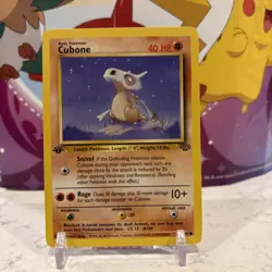 Cubone NM/LP Condition - Pokemon 1st Edition Jungle Set 1999 - Common Ungraded - Image 1