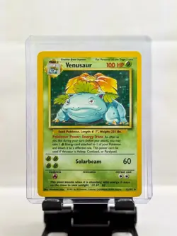 Pokemon TCG Venusaur Base Set 15/102 Holo Rare 1999-2000 Wizards Base Set - Image 1