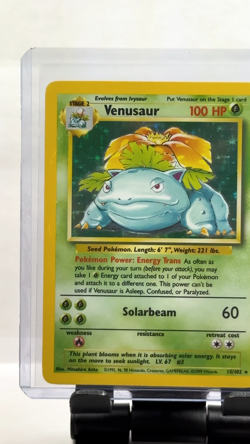 Pokemon TCG Venusaur Base Set 15/102 Holo Rare 1999-2000 Wizards Base Set - Image 2