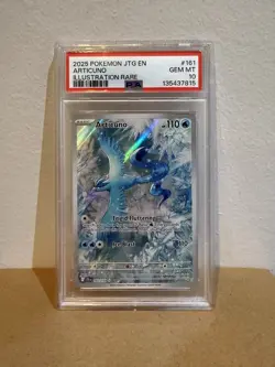 Articuno 161/159 Illustration Rare Pokemon TCG Journey Together PSA 10 - Image 1