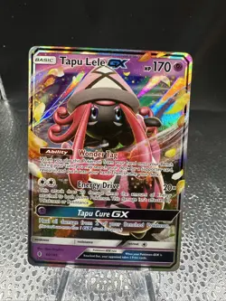 Pokemon TCG- 2017 Tapu Lele GX 60/145 Guardians Rising NM - Image 1