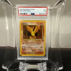 Pokemon Fossil Moltres Holo 12/62 - PSA 7 Near Mint- 1999 WOTC Vintage Holo Rare - Image 2