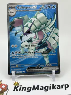 Pokemon TCG Golisopod EX Full ArtParadox Rift 221 Holo Ultra Rare Near Mint - Image 1