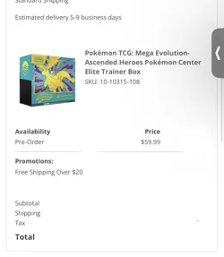 Ascended Heroes Pokemon Center Elite Trainer Box (ETB) - PRESALE/PREORDER - Image 3