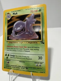 Pokemon TCG - Muk - 13/62 - Holo Unlimited - Fossil Unlimited - Image 2