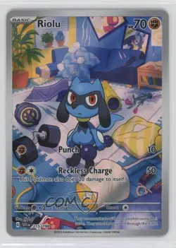 Riolu Illustration Rare Pokemon Scarlet & Violet Base Set SV1 #215 - Image 1