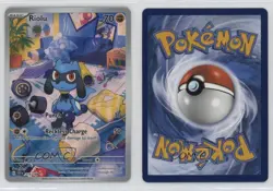 Riolu Illustration Rare Pokemon Scarlet & Violet Base Set SV1 #215 - Image 3