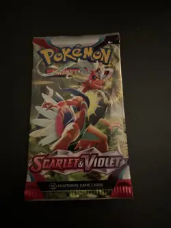 VERY HEAVY 22.25g Scarlet And Violet Base Pokemon TCG Booster Pack - Image 2