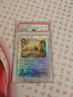 2002 Pokemon Legendary Collection Dark Persian #6 Reverse Holo - PSA 8 NM-MT - Image 1