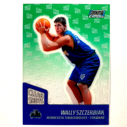 Wally Szczerbiak 1999-00 Stadium Club Chrome Clear Shots #5 NBA Timberwolves - Image 1