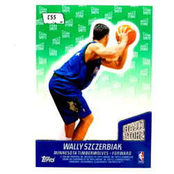 Wally Szczerbiak 1999-00 Stadium Club Chrome Clear Shots #5 NBA Timberwolves - Image 2