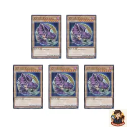 5 card Dark Magician 711C-JP001 Ultra Parallel Rare Seven Eleven Colab YuGiOh - Image 1
