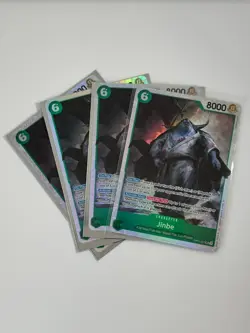 Jinbe OP11-031 x4 Playset A Fist of Divine Speed One Piece English NM SR Foil - Image 1