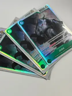 Jinbe OP11-031 x4 Playset A Fist of Divine Speed One Piece English NM SR Foil - Image 2