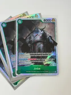 Jinbe OP11-031 x4 Playset A Fist of Divine Speed One Piece English NM SR Foil - Image 3