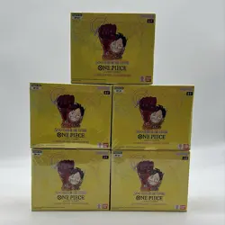 Lot of (5) One Piece OP-07 500 Years in the Future Booster Boxes Sealed - Image 1