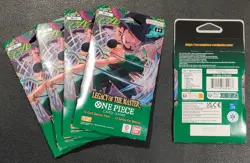 One Piece TCG OP12 Legacy of the Master English Set Of 5 Booster Packs Sealed - Image 1