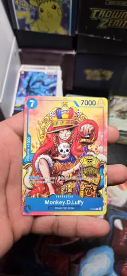 Monkey.D.Luffy (2nd Anniversary Stamped Promo) P-043 One Piece Promotion Card - Image 1