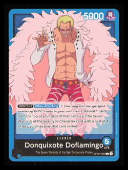 Donquixote Doflamingo - OP01-060 - Leader - English - Near Mint - One Piece CCG - Image 1