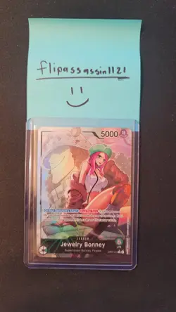 Jewelry Bonney OP07-019 Alt Art Leader One Piece Years In the Future ENG Sec TCG - Image 1
