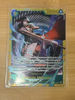 One Piece TCG OP14-119 Dracule Mihawk SEC English Near Mint - Image 1