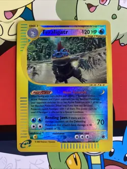 Pokemon TCG - Feraligatr - 47/165 - Rare - Reverse Holo - Expedition LP/NM - Image 1