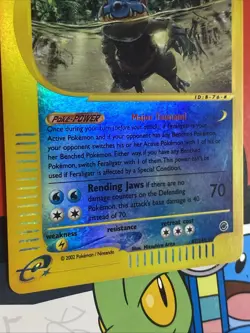 Pokemon TCG - Feraligatr - 47/165 - Rare - Reverse Holo - Expedition LP/NM - Image 3