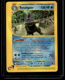 Feraligatr (47) 047/165 Expedition Pokemon Card WoTC E-Reader - Image 1