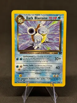 Dark Blastoise Non Holo 20/82 Pokemon WoTC Team Rocket LP+ - Image 1