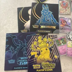 HUGE Pokemon TCG Accessories Lot Promo Card Coins Dice Stickers Tins - Image 5