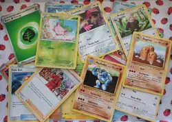 20 Pokemon Cards Bulk Lot Include 1 Reverse Holo 2 Rare 4 Uncommon Assorted Sets - Image 2