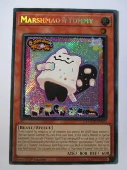 Yugioh! Marshmao Yummy Dood-En024 Secret Rare 1st Ed Near Mint!! - Image 1
